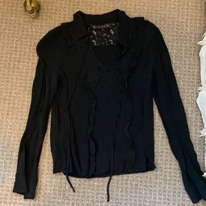 Black Zara blouse
